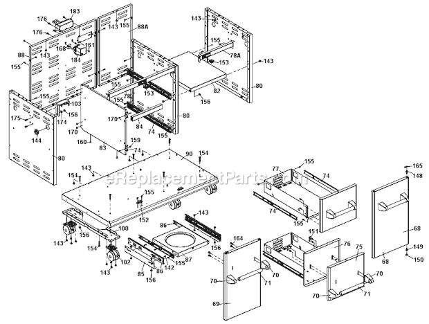 Page C Diagram and Parts List for 9976-47  Broil King Grill